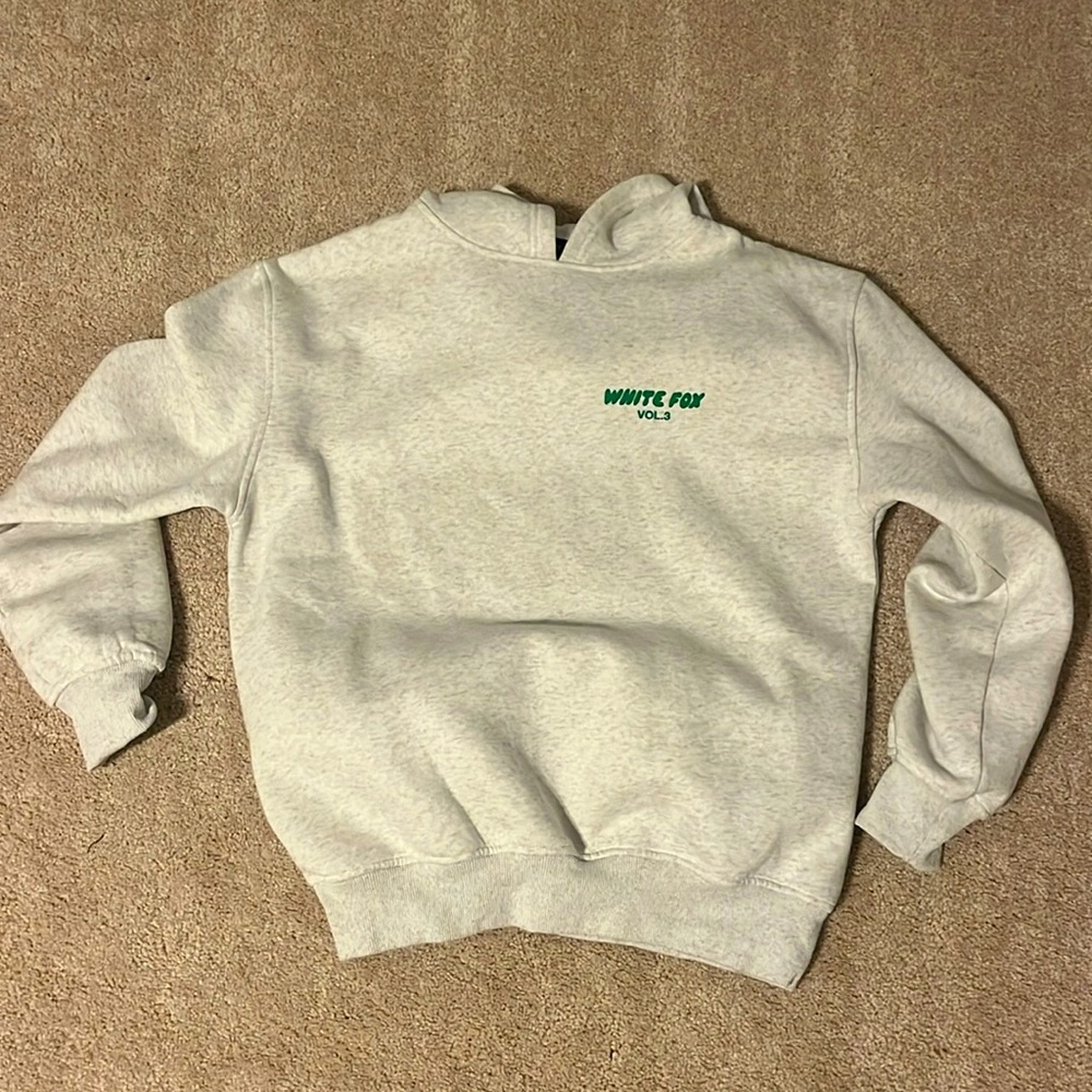 white fox hoodie